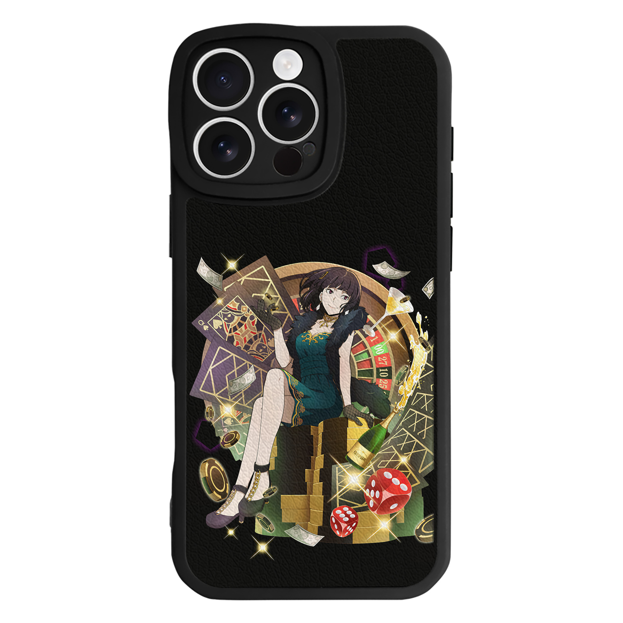 （画像用） 文豪ストレイドッグス Bungo Stray Dogs 【iPhone 16シリーズ対応】シリコンスマホケース（レザー調） 材質：シリコン
